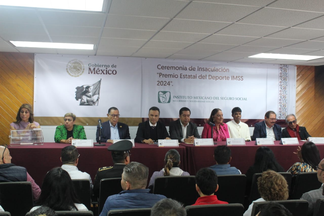 CEREMONIA DE INSACULACIÓN «PREMIO ESTATAL DEL DEPORTE IMSS 2024».