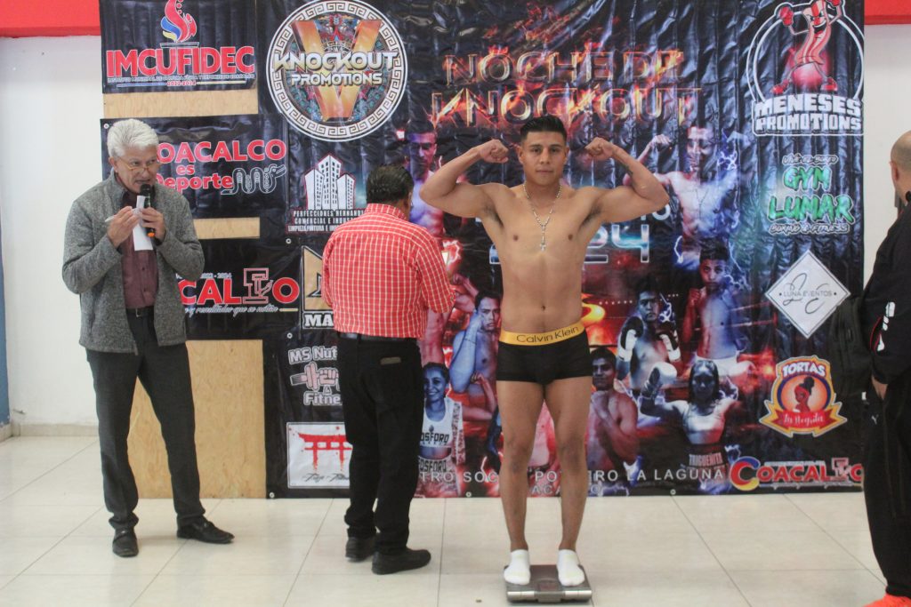 V Knockout Promotions & Meneses Promotions abrieron las puertas a la H. Comisión de Box y Lucha Libre del Estado de México para el pesaje del cartel de boxeo profesional que se llevará a cabo el día sábado 3 de agosto Centro Social Potrero la Laguna Coacalco.