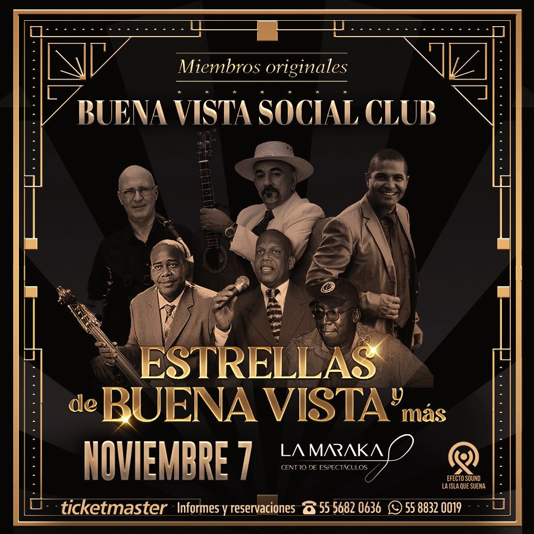 LAS ESTRELLAS DE BUENAVISTA SOCIAL CLUB LLEGAN A LA MARAKA CON SUS ÉXITOS